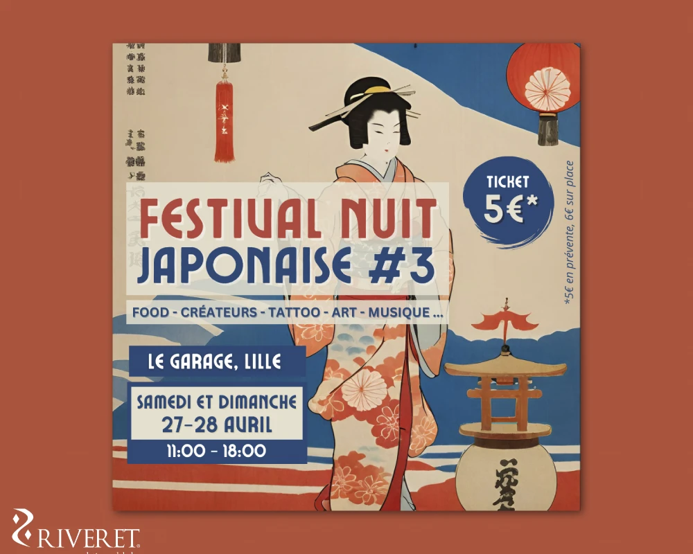 フランスで行われた Festival Nuit Japonaiseに出店いたしました。