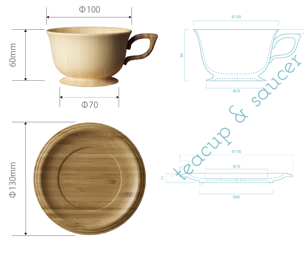 tea cup volume capacity